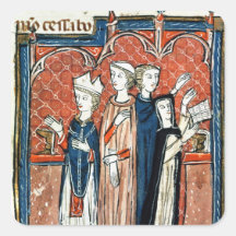 A nun taking her vows and mass sticker