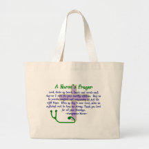 A NURSES PRAYER CANVAS BAGS