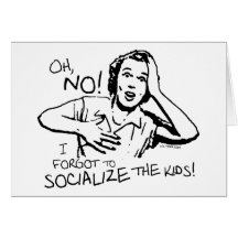 A oublié la socialisation carte de vœux