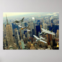 A P-51 Mustang, F-16 Fighting Falcon, F-15 Eagle, Posters