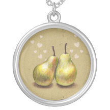 A Pair of The Sweetest Pears Necklace