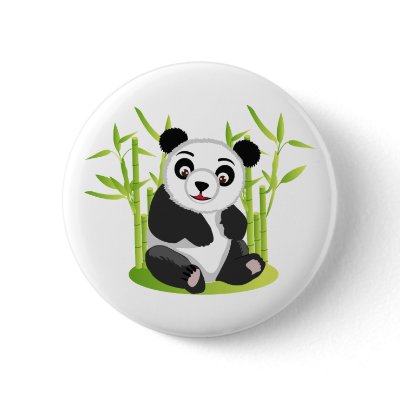 A Panda and his Bamboo Buttons by Pookybot