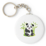 A Panda and his Bamboo Key Chain