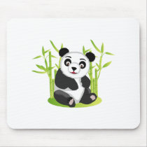 A Panda and his Bamboo Mousepads