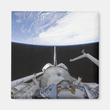 A partial view of the Tranquillity node Fridge Magnet