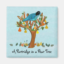 A Partridge in a Pear Tree Magnets