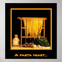 A pasta feast print