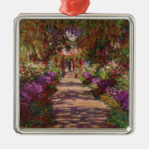 A Pathway in Monet's Garden, Giverny, 1902 Ornament