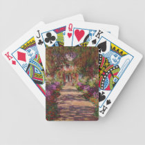 A Pathway in Monet's Garden, Giverny, 1902 playing cards