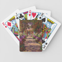 A Pathway in Monet's Garden, Giverny, 1902 Card Deck