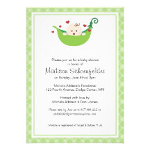A Pea in the Pod Invitation