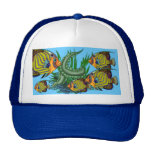A Peaceful Swim On Your Head Mesh Hat