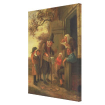 A Pedlar selling Spectacles canvas prints