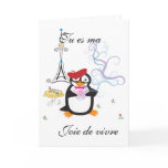A Penguin In Paris Card