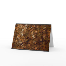A Penny for Your Thoughts Greeting Card