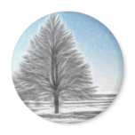 A Perfect Winter Tree Enhanced Oil Magnet