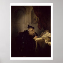 A Philosopher, 1635 (oil on panel) Poster