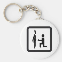 A pictogramme demande en mariage - Proposal of mar Porte-clés
