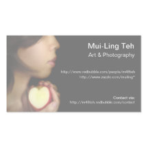 A Piece of Me Trading Card Business Card Templates