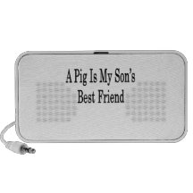 A Pig Is My Son's Best Friend iPod Speaker