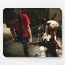 A Place to Bury Strangers Group Shot Mouse Pad mousepads
