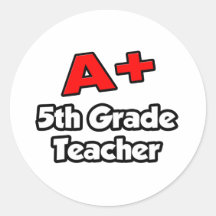 A Plus 5th Grade Teacher Stickers