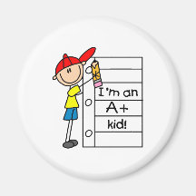A Plus Kid Fridge Magnet