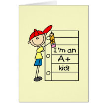 A Plus Kid Greeting Card