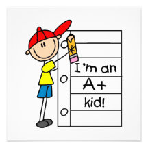 A Plus Kid Personalized Invite