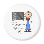 A Plus Teacher Fridge Magnet