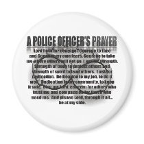 A POLICE OFFICER'S PRAYER REFRIGERATOR MAGNETS