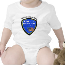 A Police Serving Proudly T Shirts