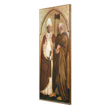 A Pope  and St. Matthias, c.1428-29 Canvas Prints