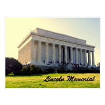 A Post Card of The Lincoln Memorial