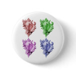 A predatory sea snail pinback button