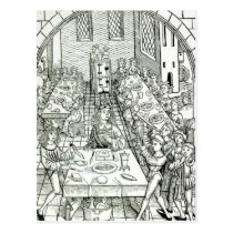 A Princely Banquet, 1491 postcards