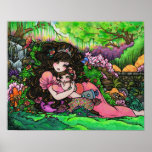"A Princess is Born" Fantasy Baby Art Hannah Lynn Poster