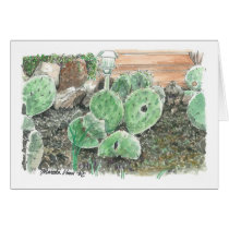 A private cactus garden card
