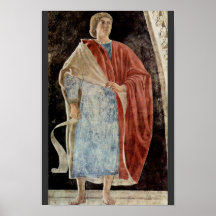 A Prophet., By Piero Della Francesca Posters