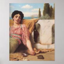 A Quiet Pet Turtle Painting Print