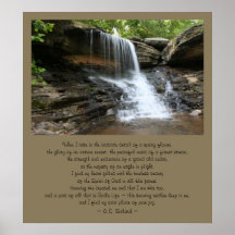 A Quiet Place Mountain Stream Print