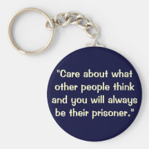 A quote keychain