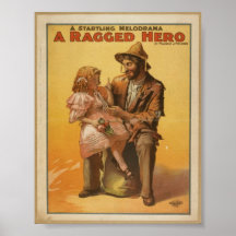 A Ragged Hero Print