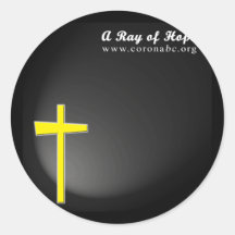 A Ray of Hope Round Sticker