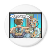 A Real Back Pain Funny Tees Mugs & Gifts Fridge Magnet