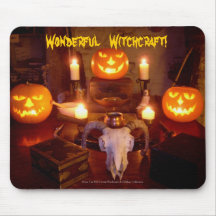 A Real Spooky Halloween Witchcraft Altar Mouse Mats