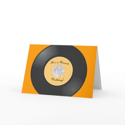 A RECORD BIRTHDAY PHOTO INVITE by partypassion