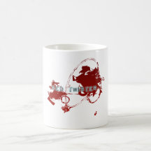 A Red Twister of Anime Mugs