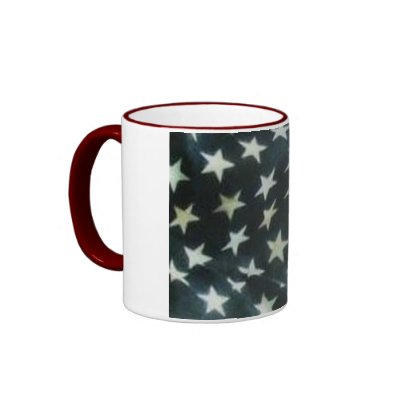 A RED WHITE AND BLUE MUG by SAPPYJIM