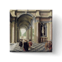A Renaissance Hall Pinback Button